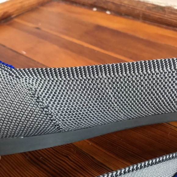 Rothy’s Grey The Point Recycled Washable Flats - Picture 6 of 10